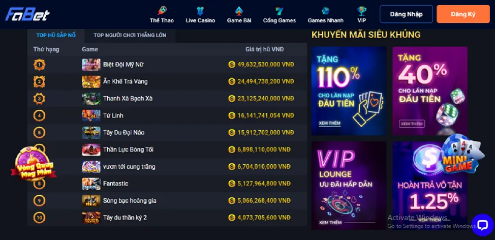 Các chương trình khuyến mãi và ưu đãi đặc biệt dành cho game bắn cá trên me88 App